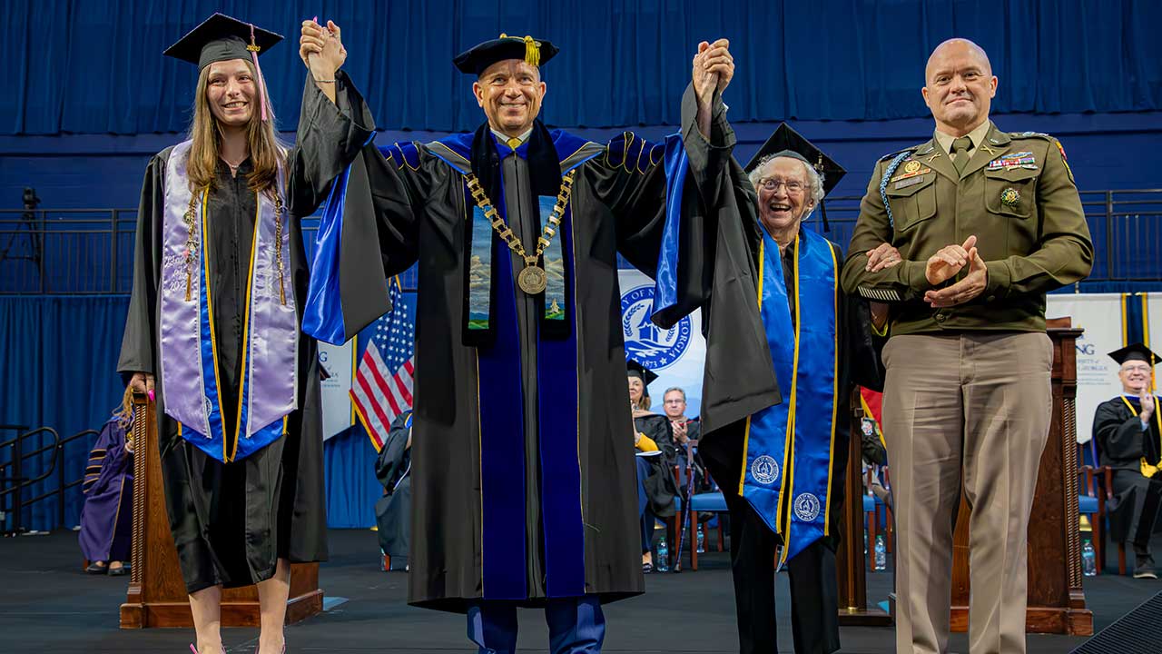 UNG honors Purcell's lifetime of service