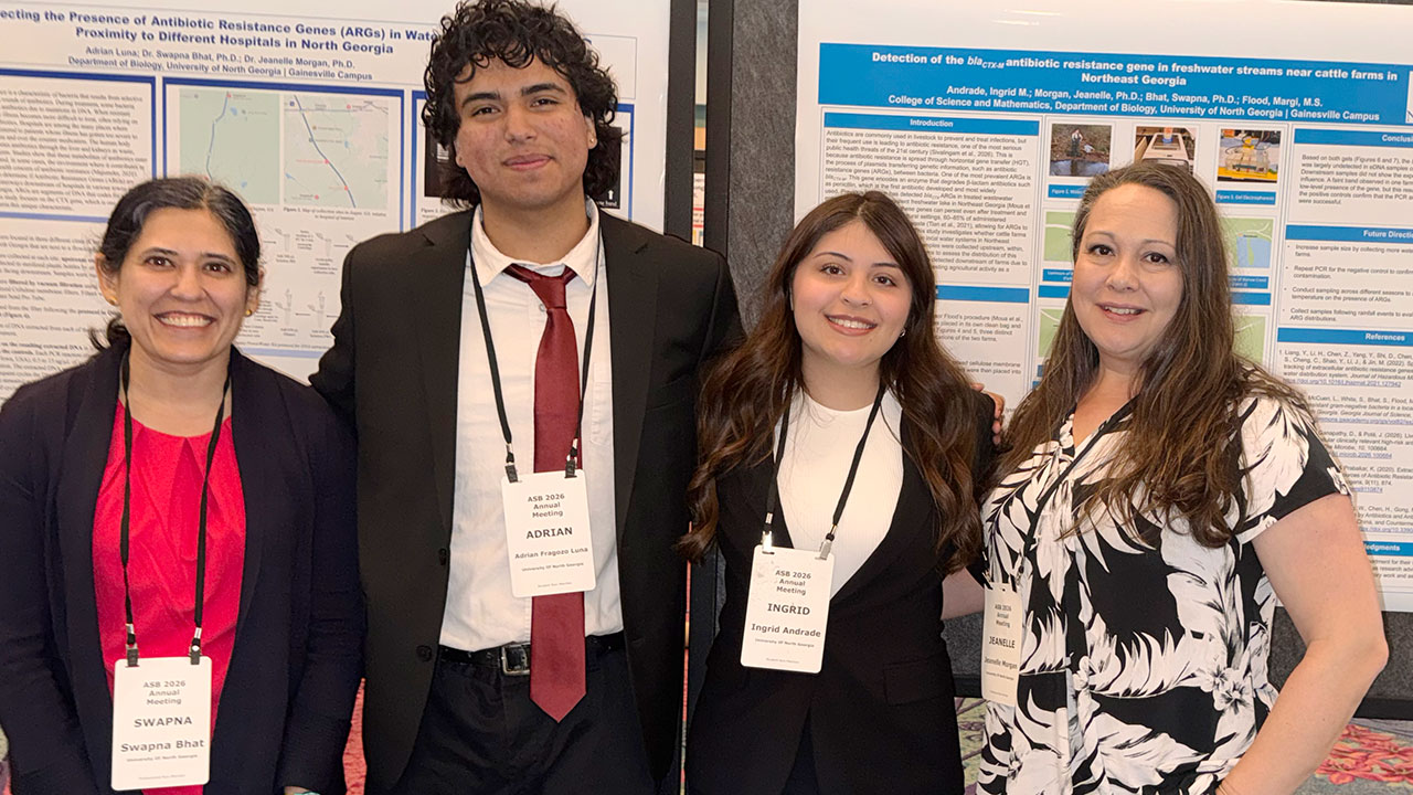 Students present at regional biology event