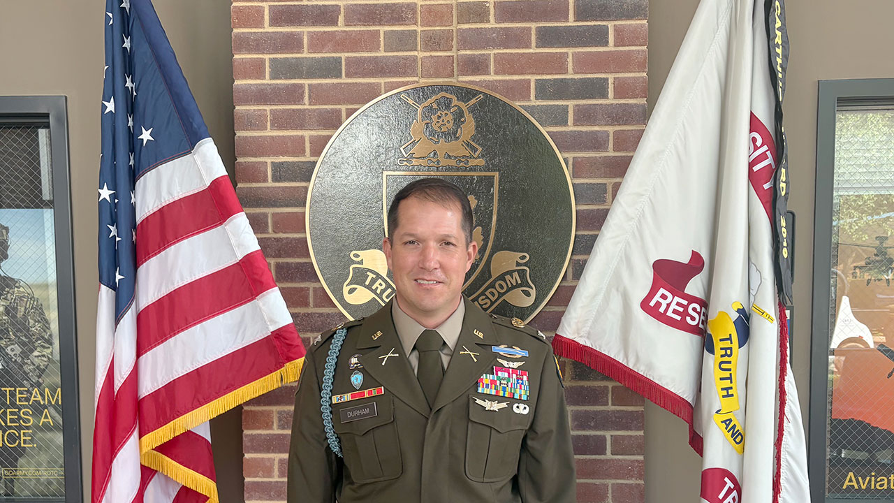 Durham is new professor of military science