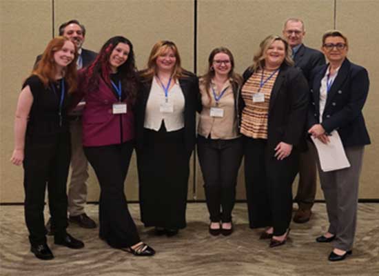 UNG PSIA students and faculty members at GPSA 2025