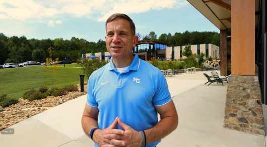 Shannon speaking at Blue Ridge Campus