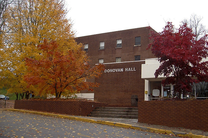 Donovan Hall - exterior of residence hall