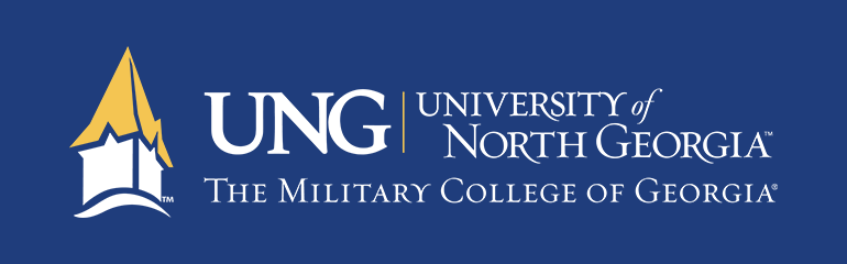 horizonal UNG logo with steeple