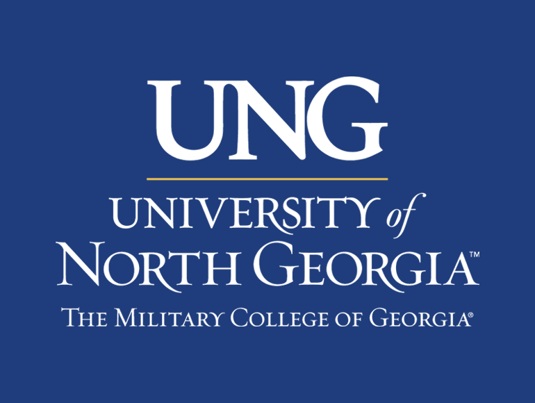 Vertical UNG logo monocolor