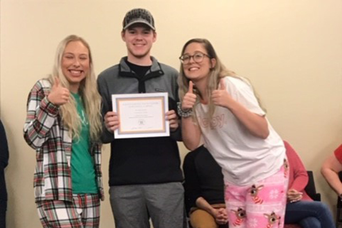 Connor Latimer, Outstanding Dahlonega Facilitator