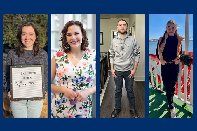 Three UNG students earn Boren scholarships to study abroad