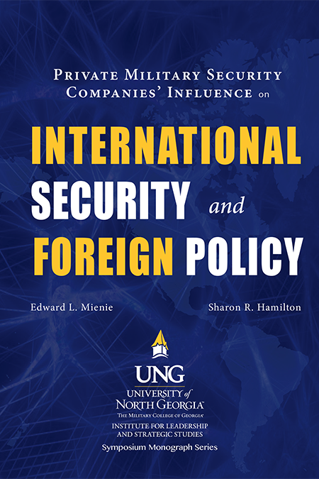 Front cover image of the 2018 ILSS Symposium Monograph. (UNG Press 2019). The title is in UNG gold against a UNG blue background.