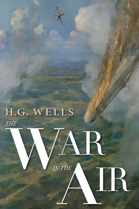 Front cover image of The War in the Air (UNG Press, 2018). An airplane, consumed by fire and smoke, falls to the earth.