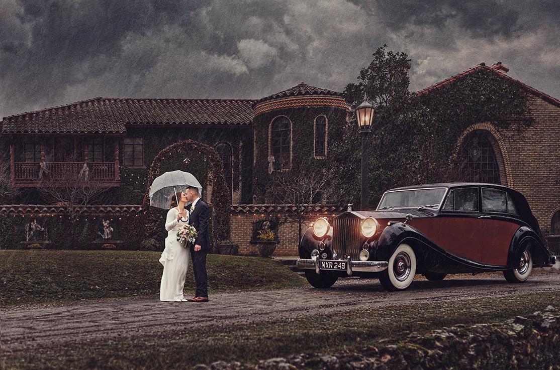 Photograph of wedding couple taken by Meredith